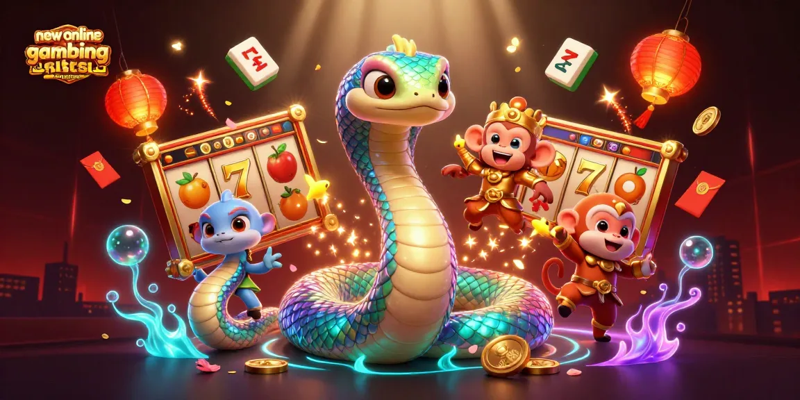 Experience adventure at new online gambling sites in australia with a vibrant 3D scene of fun and luck.