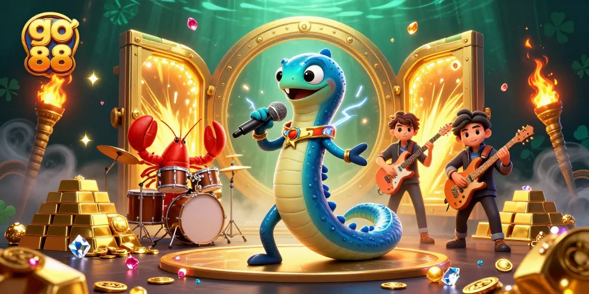 Experience the thrill of go 88 with vibrant characters and treasure in an underwater casino
